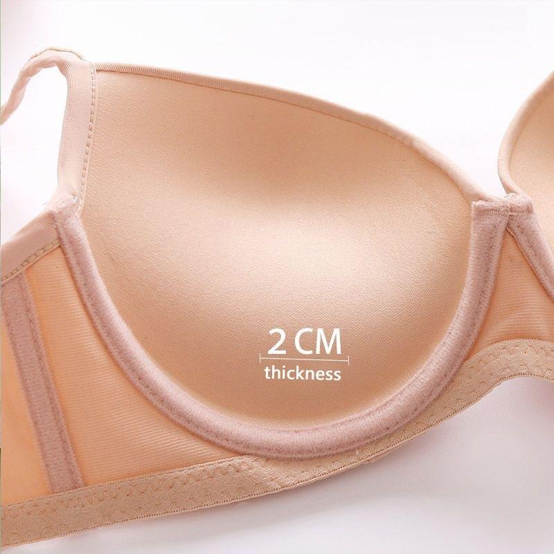 Элегантный бесшовный глянцевый бюстгальтер для женщин, сплошной цвет на косточках, Непровисающее нижнее белье, женский регулируемый мягкий повседневный бюстгальтер