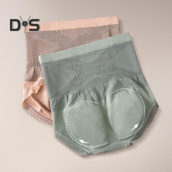 Lady Underpants High Waist Shaping Underwear Butt-lifted Thin Tummy Control Elastic Panties Compression Seamless Good Breathability Daily Sport Briefs