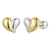 WOSTU 925 Sterling Silver Mini Flower Butterfly Bird Bee Stud Earrings Rainbow Moonstone Kitty Cat Ear Studs Girl Party Jewelry