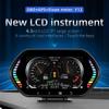 OBD2+GPS Smart Digital Odometer Auto Display F12 HUD Head Up Display Car HUD Gauge Auto Accessories Security Alarm for All Cars