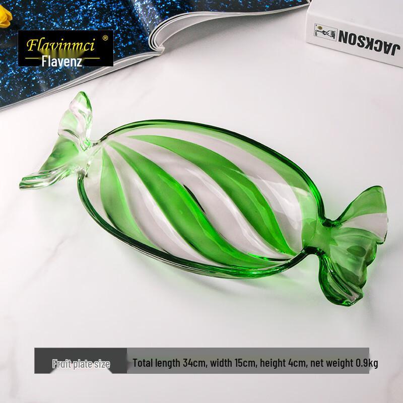 Европейская хрустальная тарелка для фруктов и закусок Flevincy