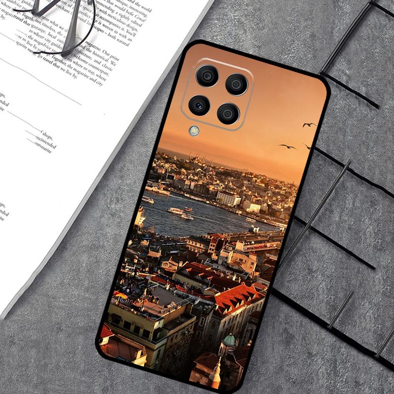 Турция Стамбул Пейзаж Здание Чехол для Samsung Galaxy M55 M31 M13 M11 M12 M14 M15 M06 M16 M36 M56 M53 M32 M52 M35 M34 M54