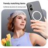 Магнитный железный кольцевой чехол для телефона для realme C67 Матовый мягкий ТПУ Ударопрочный чехол