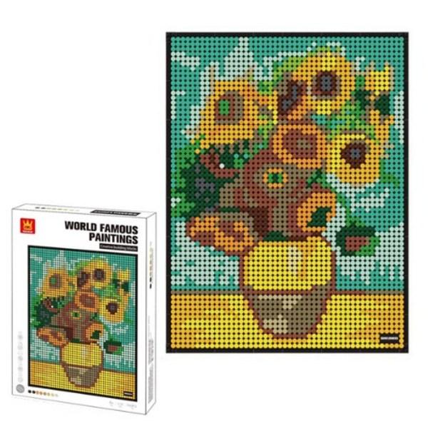(World Famous Paintings) Sunflower Block (5122)