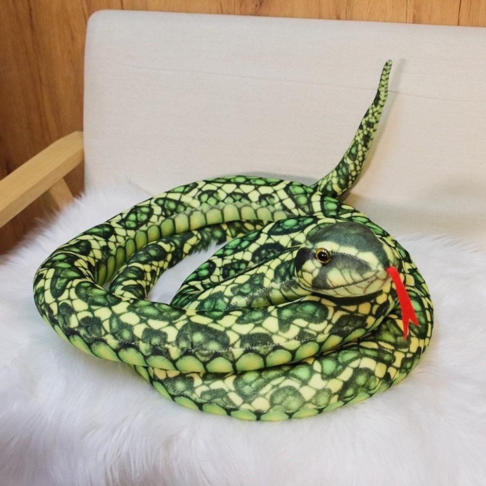 Soft Simulation Snakes Plush Toy Lifelike Long Snakes Plush Toy Funny Birthday Gift