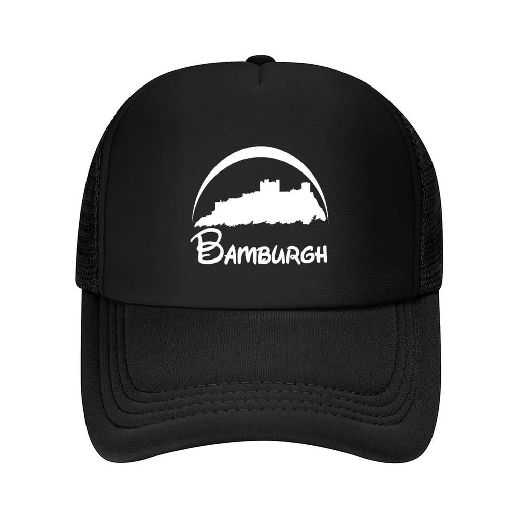 Bamburgh Castle (White Logo) Baseball Cap Rave Beach Hip Hop custom caps Caps For Women Unisexs