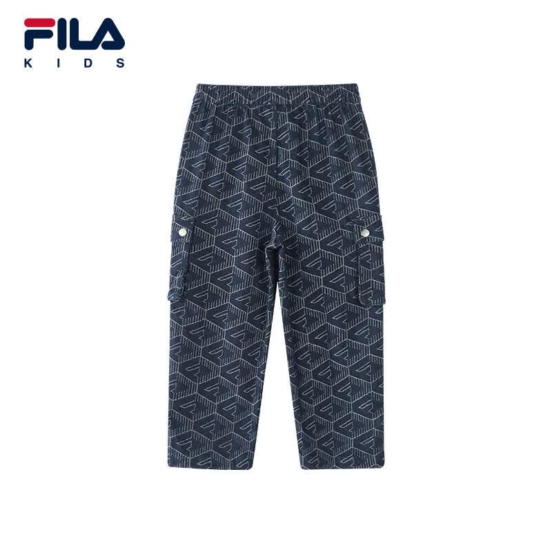 Fila Детские плетеные длинные брюки Осень 2026