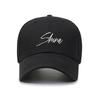 Versatile Adjustable Cotton Baseball Cap For Summer With Chic Letter Design