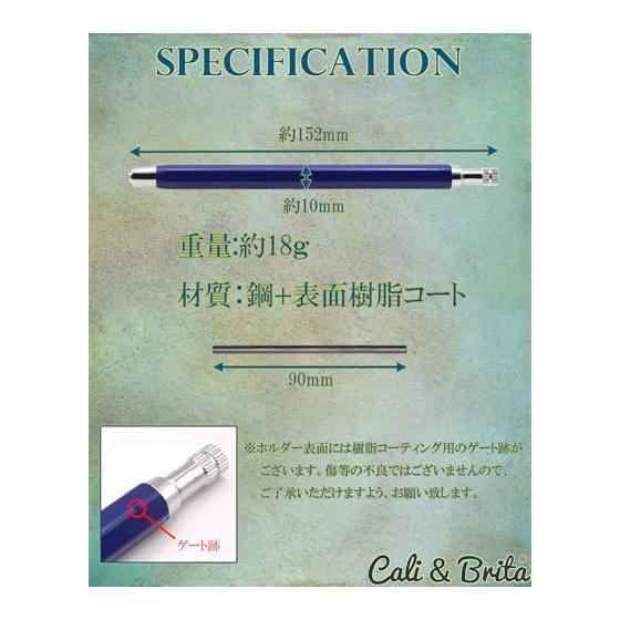 Металлический механический карандаш Cali&Brita, грифель 4 мм, для бланков ответов, рисования, архитектуры, с 8 стержнями и футляром