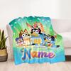 Friends Garden Customize Text Blanket Gift Customizable Blanket Soft & Cozy Suitable for Nap Livingroom Bed Home Decor Four Seasons Universal