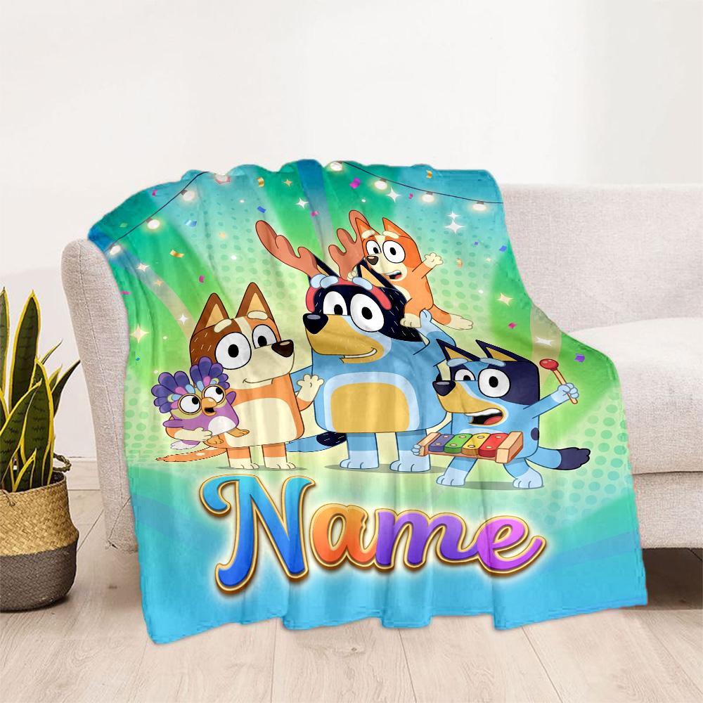Friends Garden Customize Text Blanket Gift Customizable Blanket Soft & Cozy Suitable for Nap Livingroom Bed Home Decor Four Seasons Universal