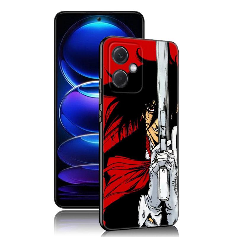 Аниме Hellsing черный силиконовый чехол для телефона Xiaomi Redmi Note 10 11 11S 12 13 4G 8 9 11T Pro 5G Plus 8T 9S 10S 12S