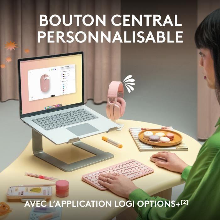 Мышь - Беспроводная - Logitech - Pebble Mouse 2 M350s - Графит