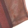 HERMES Half Leather Fourre ToutPM Tote Bag Hand Bag Leather/Canvas wine-red
