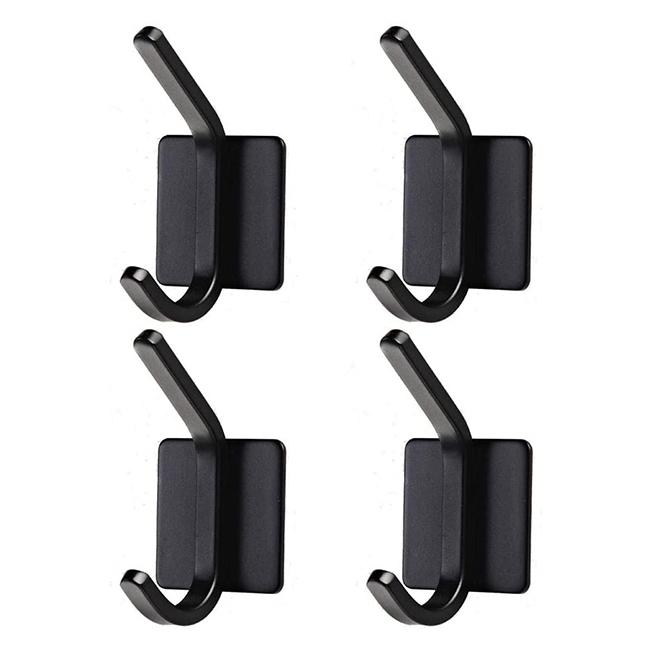 Self-Adhesive Towel Hooks Heavy Duty Stainless Steel Bathroom Hook for Robe Coat Hat