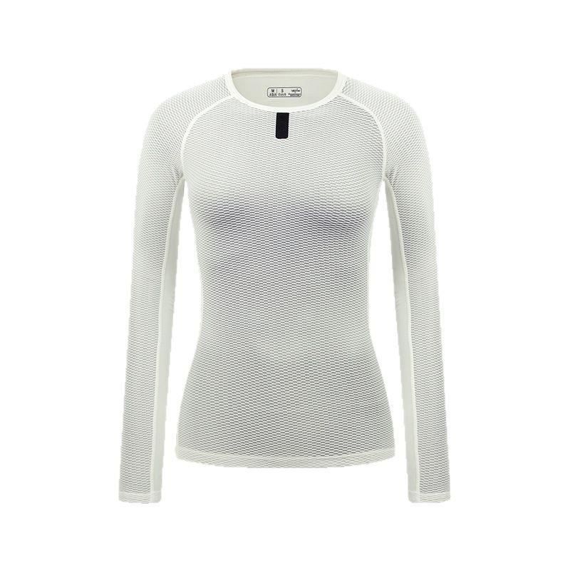 Womens Quick-Dry Cycling Base Layer Long Sleeve Top Breathable Moisture-Wicking Sport Shirt Bike Riding