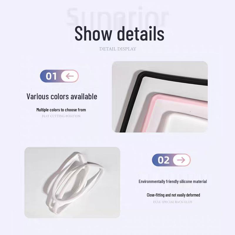 TSA Model 3/Y Screen Protector Silicone Frame - Center Console Car Accessory