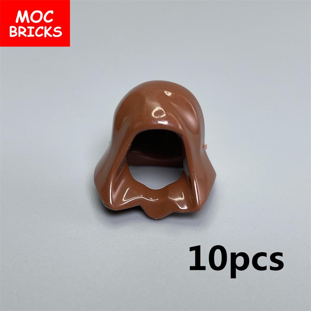 MOC Блоки Головной убор Капюшон Шлем Опущенный 4 см Тело Фигурки Аксессуар для ношения 30381 15428 Строительные кубики Игрушки Детские подарки