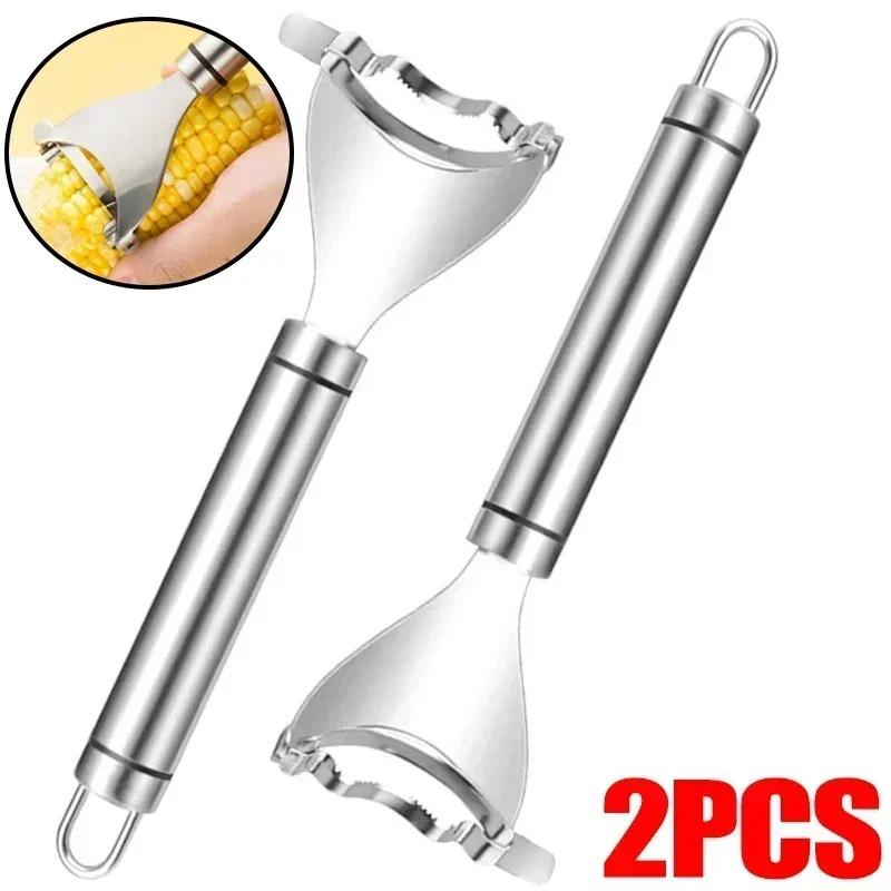3 шт. Нержавеющая сталь кукурузорезка кукурузная щетка строгальный станок молотилка многоцелевой дынный резак бытовые кухонные гаджеты инструмент