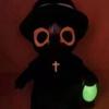 New Plush Toy Plague Crow Doctor Halloween Lantern Luminous Doll Absorbing Light Cloth Doll