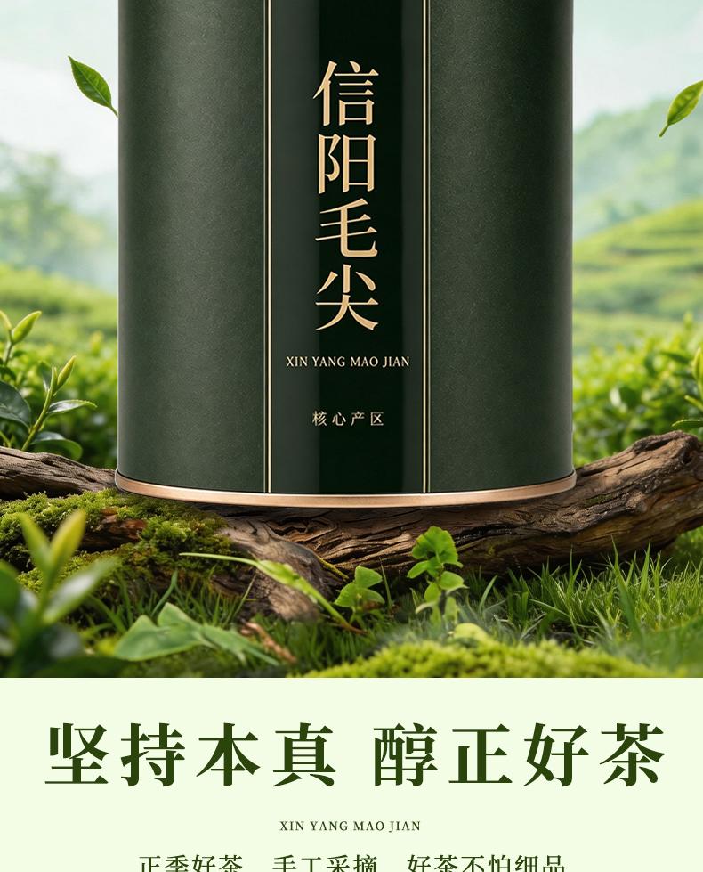 Xinyang Maojian New Tea Green Tea Premium Biluochun Longjing Strong Aroma Mingqian Tea Canned 125g Ration