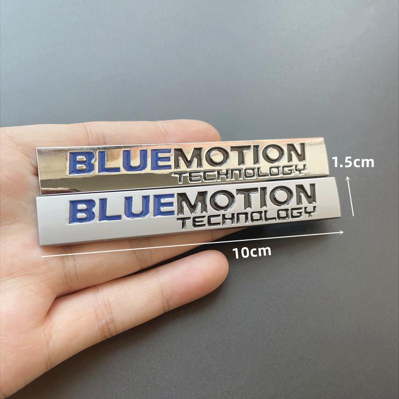 3D Metal Blue Motion Logo Bluemotion Emblem Car Trunk Badge Decal For VW Passat Polo MK6 Golf 7 Bluemotion Sticker Accessories zd2