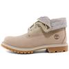 Vintage Casual Ankle Outdoor Boots Women Boots Light-Gray-Brown A44T8W
