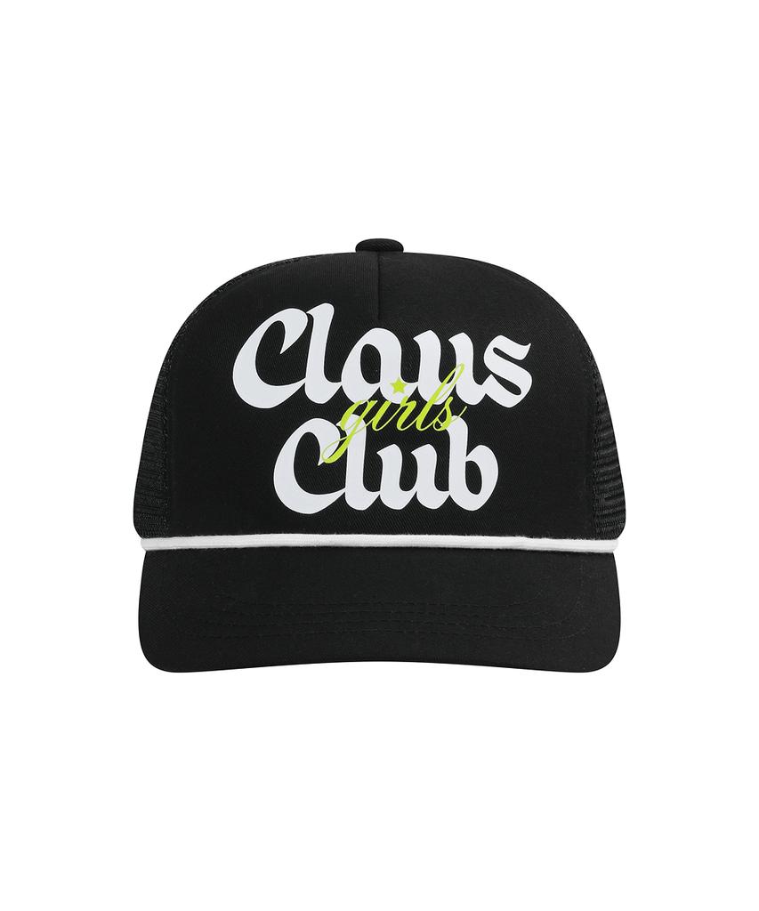 CLAUSLAB Кепка-сетка для девочек Claus Girls Club Черная