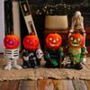 Halloween Led Lamp Pumpkin Knight Desktop Ornaments Decorated with Luminous Pumpkin Head Ghost Resin Courtyard Decoration