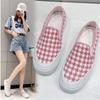 2024 Luxury Versatile Canvas Casual Shoes Spring and Autumn Korean Edition Women's Lightweight Breathable Sports Flat Shoes