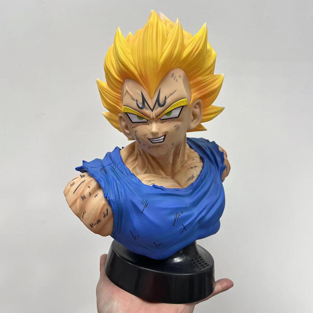 36cm Dragon Ball Super Saiyan Vegeta Gk PVC Action Figure Anime Figure Big Size Vegeta Model Toys Collectible Doll Kids Gifts