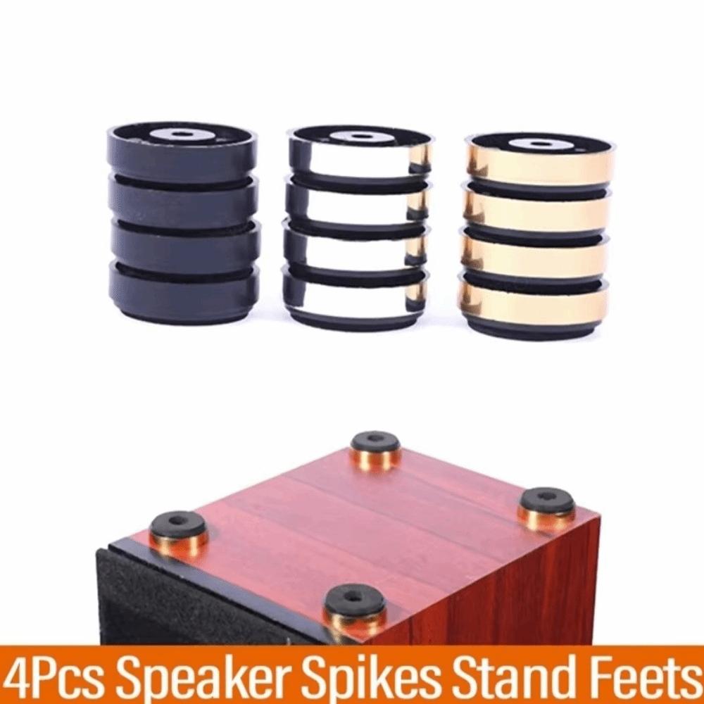 4Pcs Sponge Audio Speaker Isolation Feet Plastic Turntable Feet HIFI Amplifier