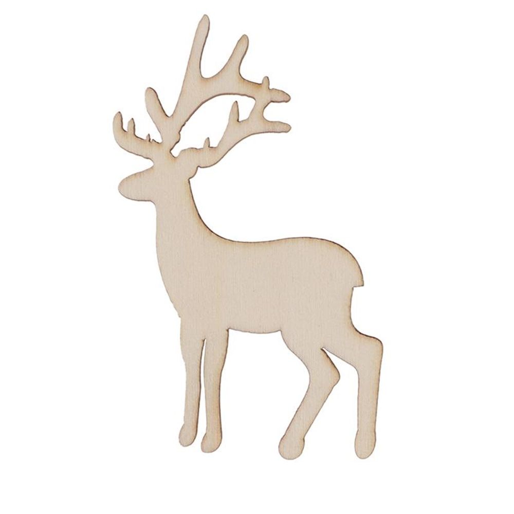 Festival Decor Reindeer Hanging Card Christmas Tree Hanging Christmas Decorations Wooden Elk Decor