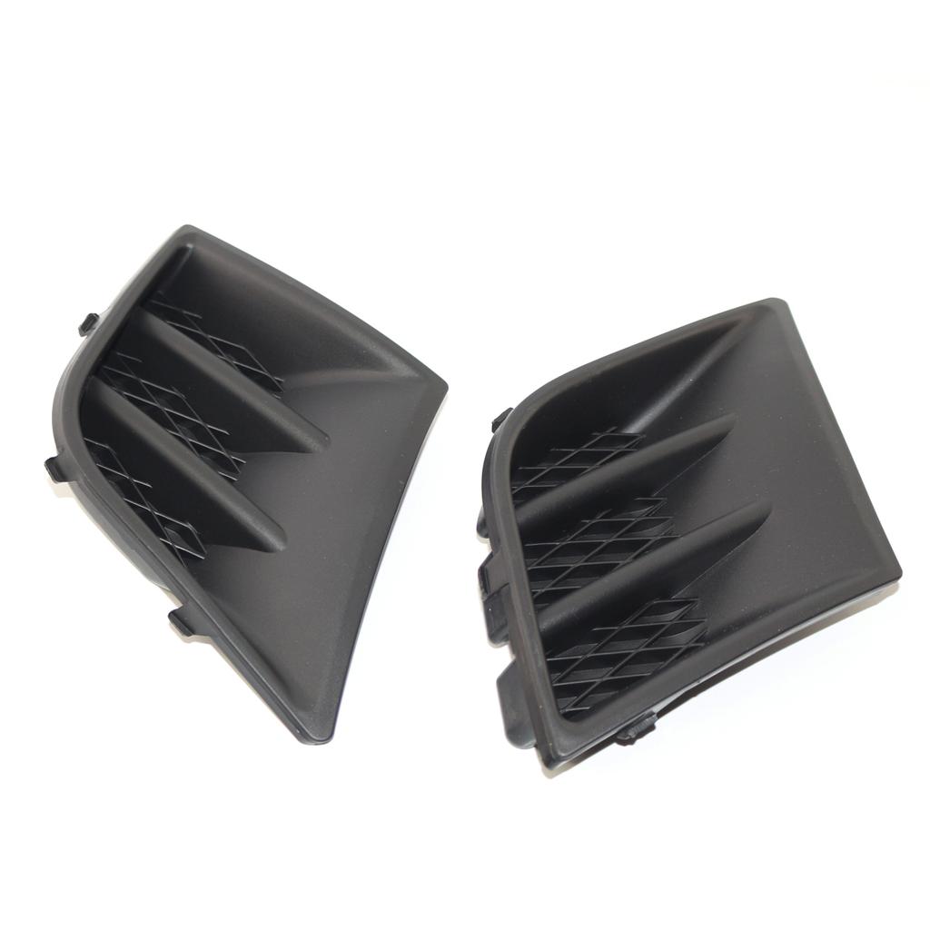 ABS Black Car Front Left Right Bumper Grill Grille Fog Light Lamp Cover Caps Replacement For Peugeot 107 2009-2012 7422A8