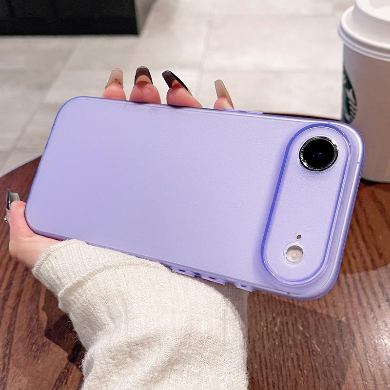 0,45 мм Ультратонкий Матовый Мягкий Силиконовый Чехол Для iPhone Air 17 16 15 14 Pro Max Plus 16E Конфетный Цвет Полупрозрачный Тонкий Прозрачный Корпус