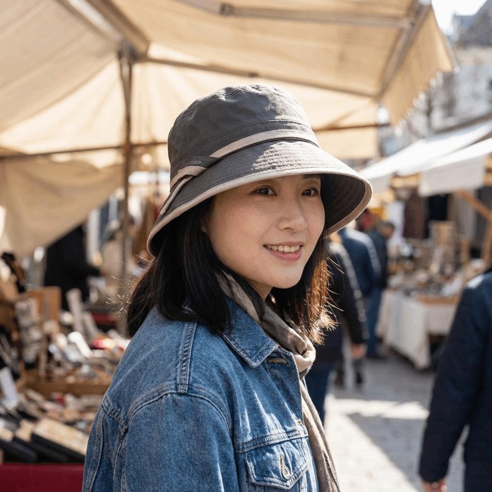 Wide Brim Bucket Caps Quick Drying Fisherman Hat Fashion Face Covering Sun Hat Casual Wear