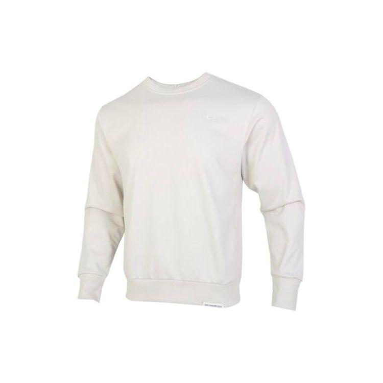 Nike Баскетбольная толстовка с круглым вырезом Standard Issue, мужская толстовка Light-Bone CK6359-072