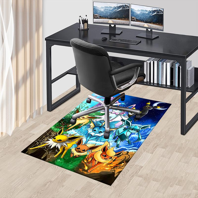 Eevee Evolution Fantasy Carpet For Playroom Bedroom Living Room Sofa Home Decorkids Game Area Rug Nonslip Floor Mat