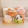 Super Cute Dog Pig Cat Panda Balls Plush Toys Soft Stuffed Cartoon Animal Pillow Creative Souvenir Room Decor Birthday Gift