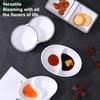Многоразовая тарелка для соусов и закусок, тарелка для картофеля фри с несколькими отделениями, лоток для соусов для хот-пота для ресторана, кухни