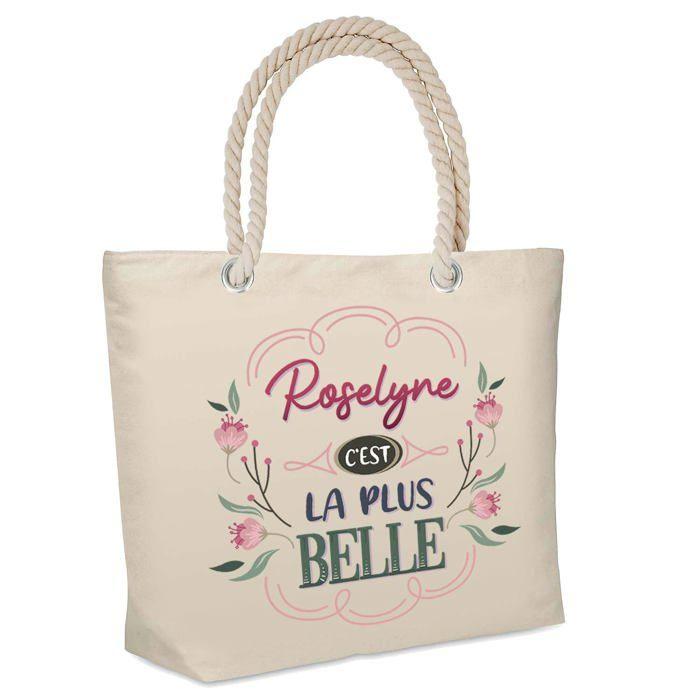 Sac cabas - PLANETEE - Roselyne la plus belle - Jute - Isotherme - Beige