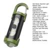 Multi-functional Mini Keychain Light Modes Adjustable Portable Rechargeable Flashlight Outdoor Camping Hiking Hanging Lamp Emergency Repair Work Lamp