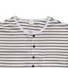 Spring Autumn Fashion Long Sleeve Men's T-shirts Button Henry Collar T Shirt For Men Vintage Striped Tees Tops