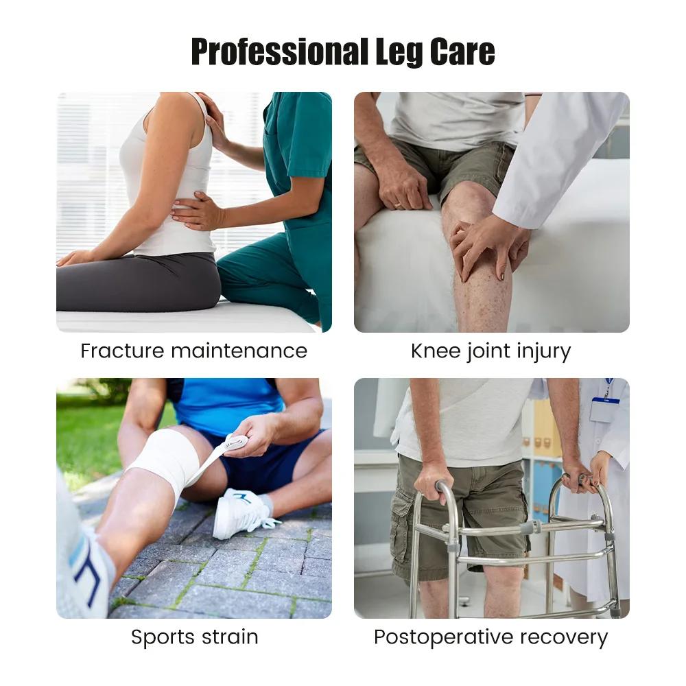 Knee Orthosis Large-Angle Adjustable Hip Knee Ankle Foot Hip Crotch Waist Knee Ankle Foot Joint Leg Fixed Support High Protector