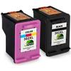 Compatible Ink Cartridges - HP - 302 XL - Black - Pack of 2 - Inkjet