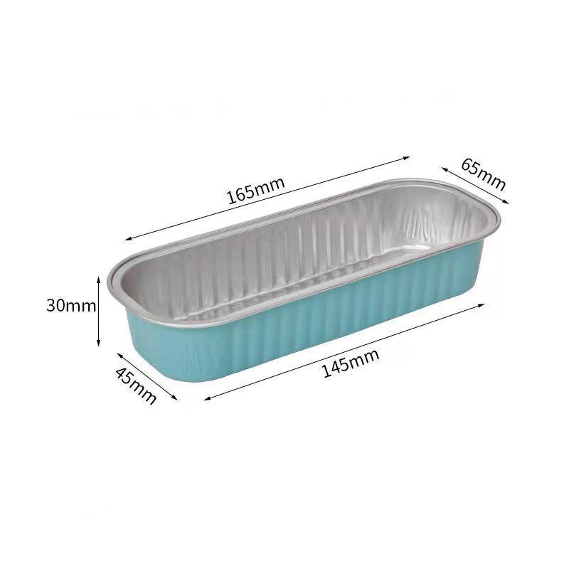 1/5/10Pcs/Set Disposable Bbq Pans Aluminum Foil Tin Box Loaf Baking Pans Cake Tins Containers Grilling Tray For Air Fryer Kitchen Accessories