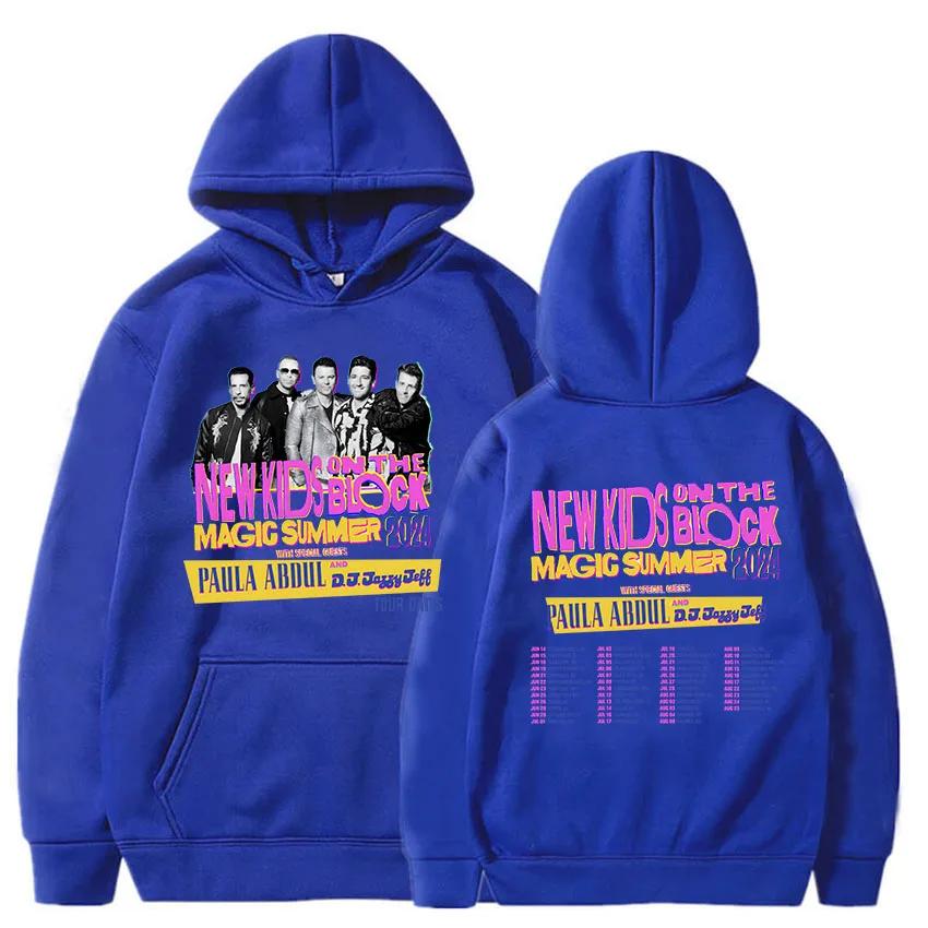 Толстовка NKOTB-B The Magic Summer Tour Sudaderas Para Mujer Женская одежда Moletom с длинным рукавом Уличная одежда Топ
