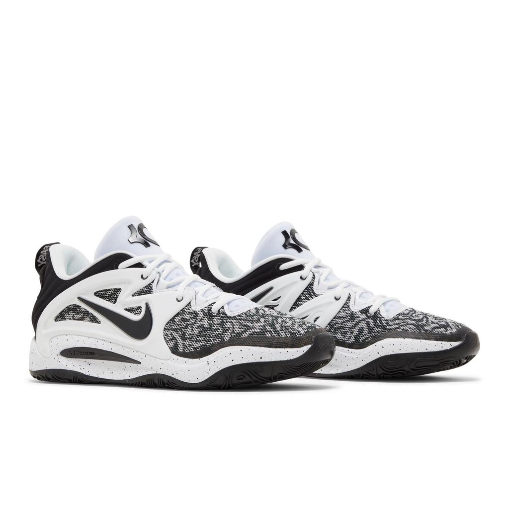 Nike KD 15 TB 'White Black Speckled' (Unisex) White / White / Black Basketball Shoes DO9826 100