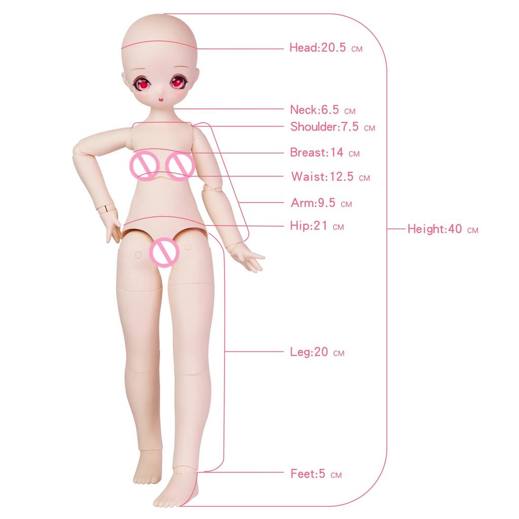 ICY Fortune Days 1/4 Scale BJD Doll Anime Style Painted Movable Figure Ages 8+ (Cat)