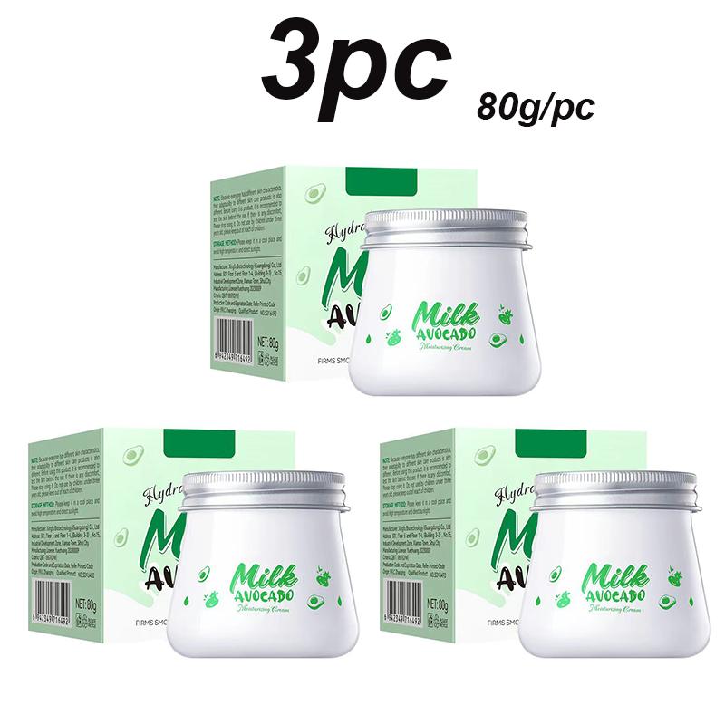 Молочный увлажняющий и питательный крем для лица и рук с эссенцией авокадо Молочный отбеливающий восстанавливающий крем для лица для ухода за лицом и кожей
